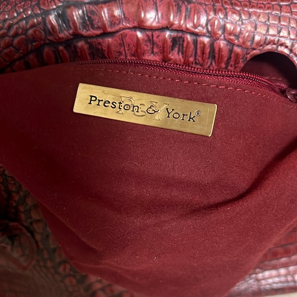 Preston York Croc Embossed HANDBAGS - Picture 4 of 8